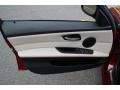 Oyster/Black Dakota Leather Door Panel Photo for 2011 BMW 3 Series #87722219