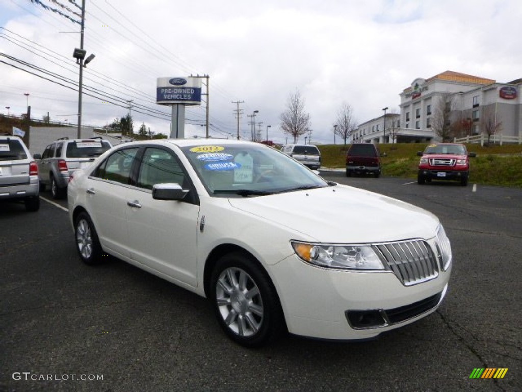 2012 MKZ FWD - White Platinum Metallic Tri-Coat / Light Camel photo #1