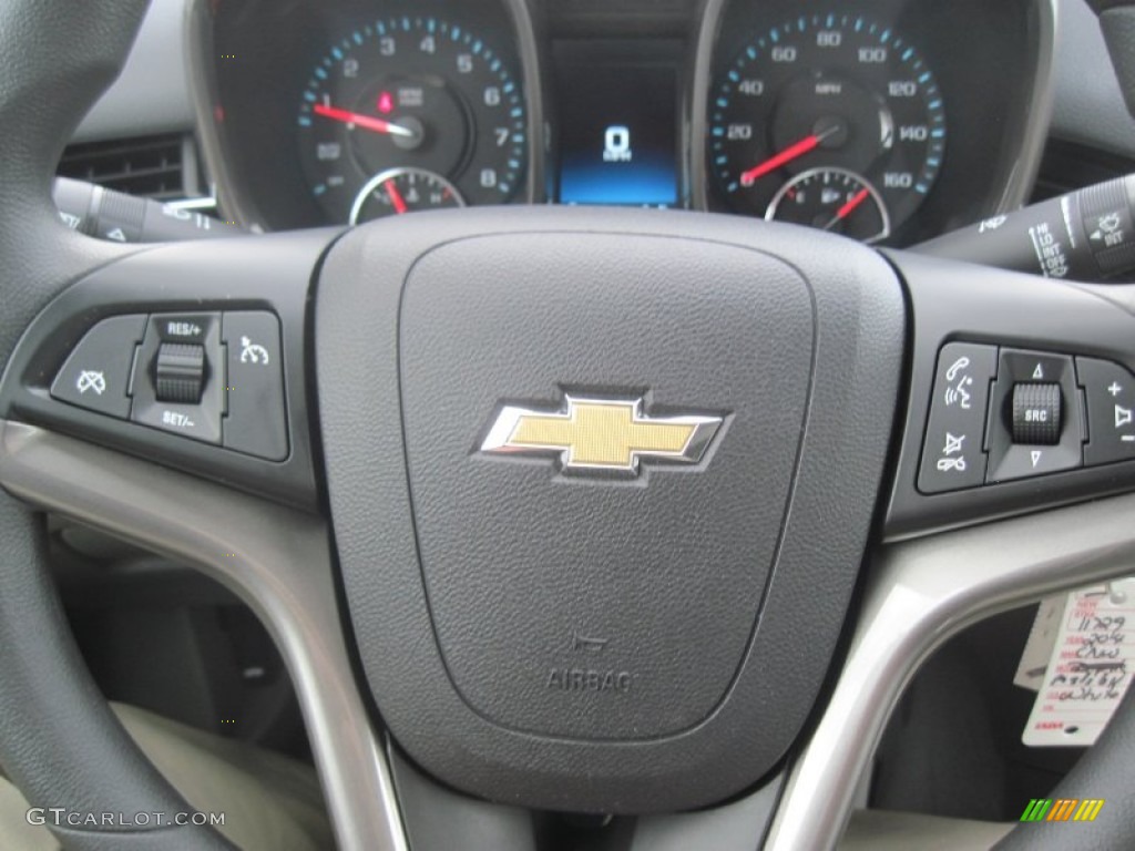 2014 Malibu LS - Summit White / Jet Black/Titanium photo #14