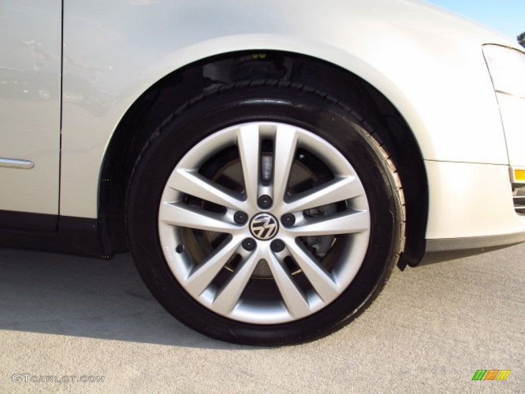 2009 Passat Komfort Sedan - White Gold Metallic / Deep Black photo #7