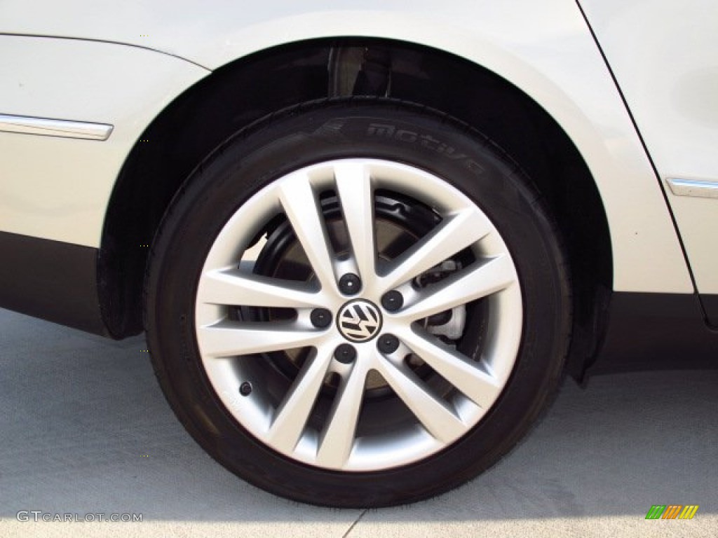 2009 Passat Komfort Sedan - White Gold Metallic / Deep Black photo #8