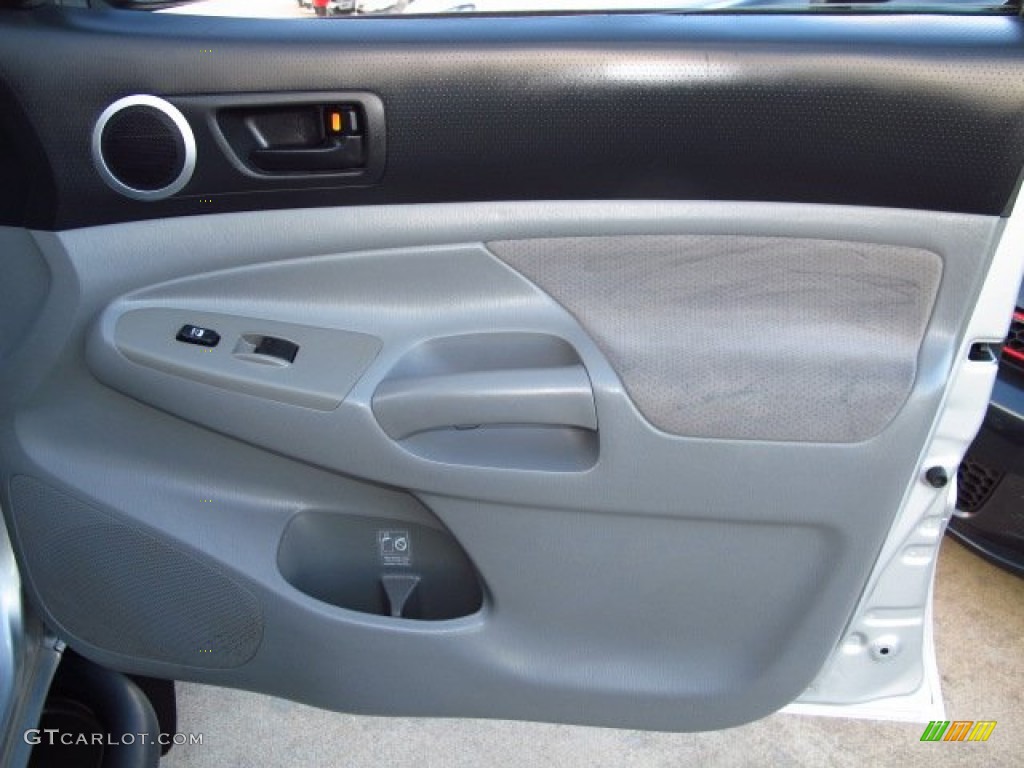 2009 Tacoma V6 PreRunner Double Cab - Silver Streak Mica / Graphite Gray photo #19