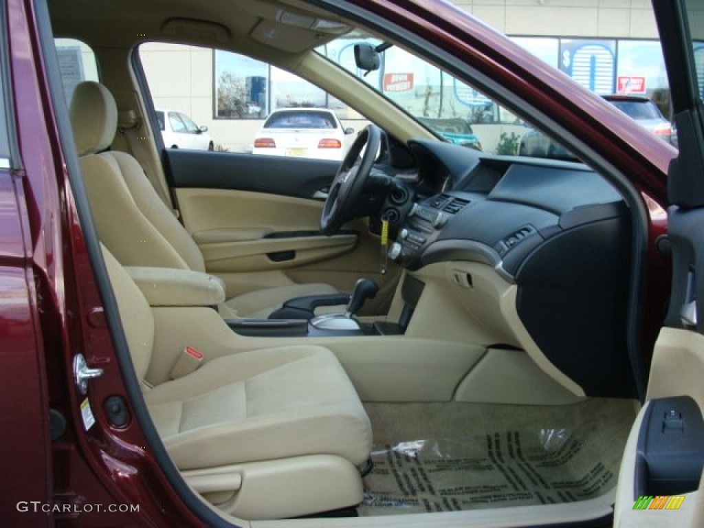 2011 Accord LX Sedan - Basque Red Pearl / Ivory photo #9