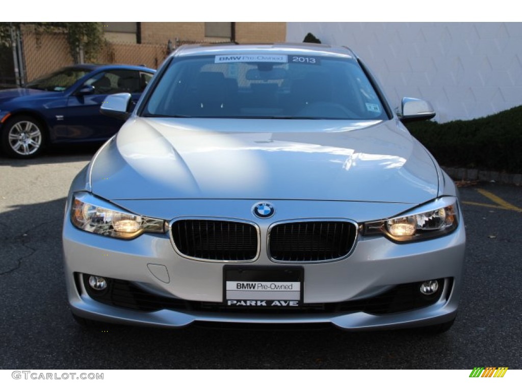 2013 3 Series 328i xDrive Sedan - Glacier Silver Metallic / Black photo #8