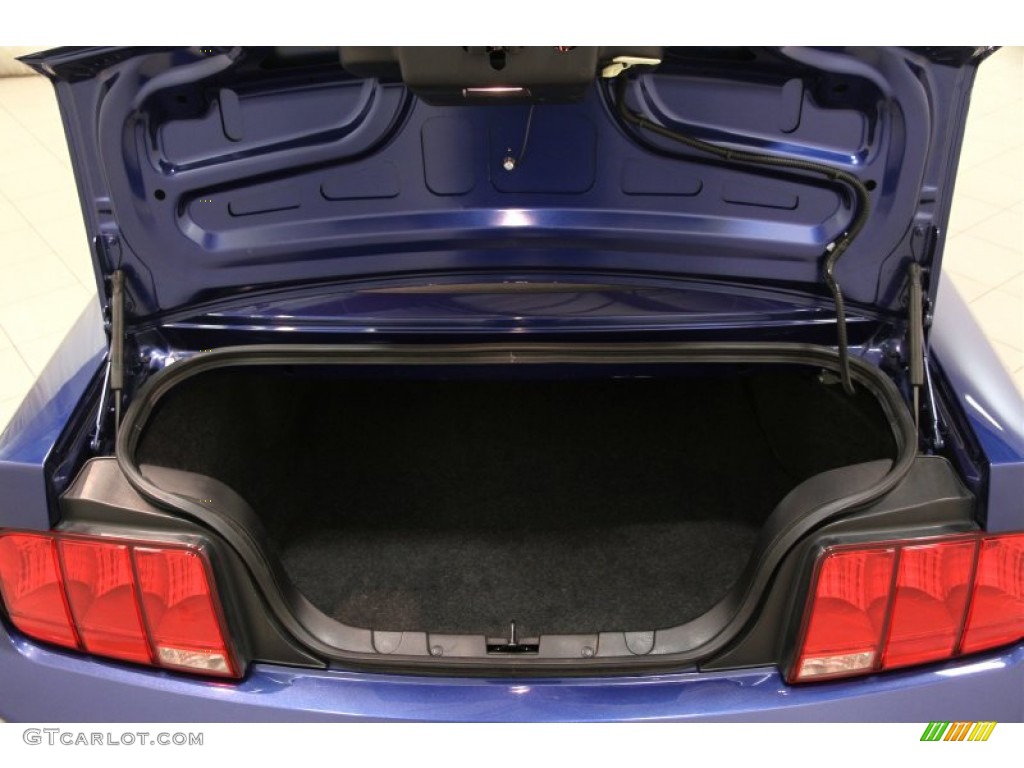 2007 Mustang V6 Premium Convertible - Vista Blue Metallic / Black/Dove Accent photo #18