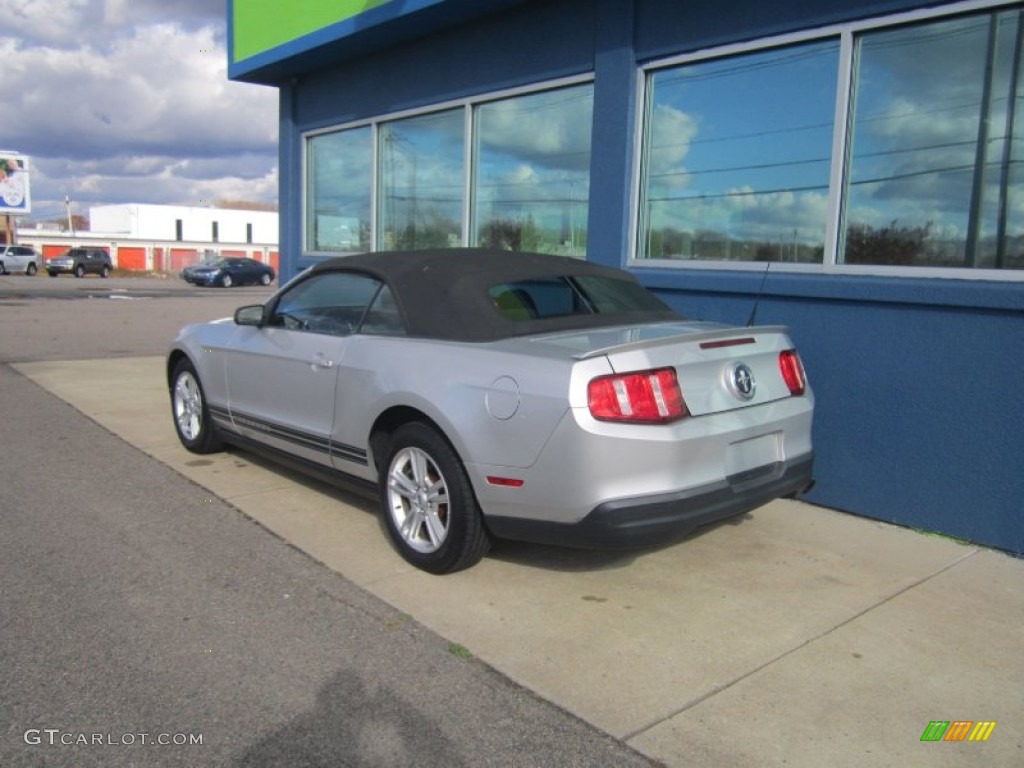 2010 Mustang V6 Premium Convertible - Sterling Grey Metallic / Charcoal Black photo #3