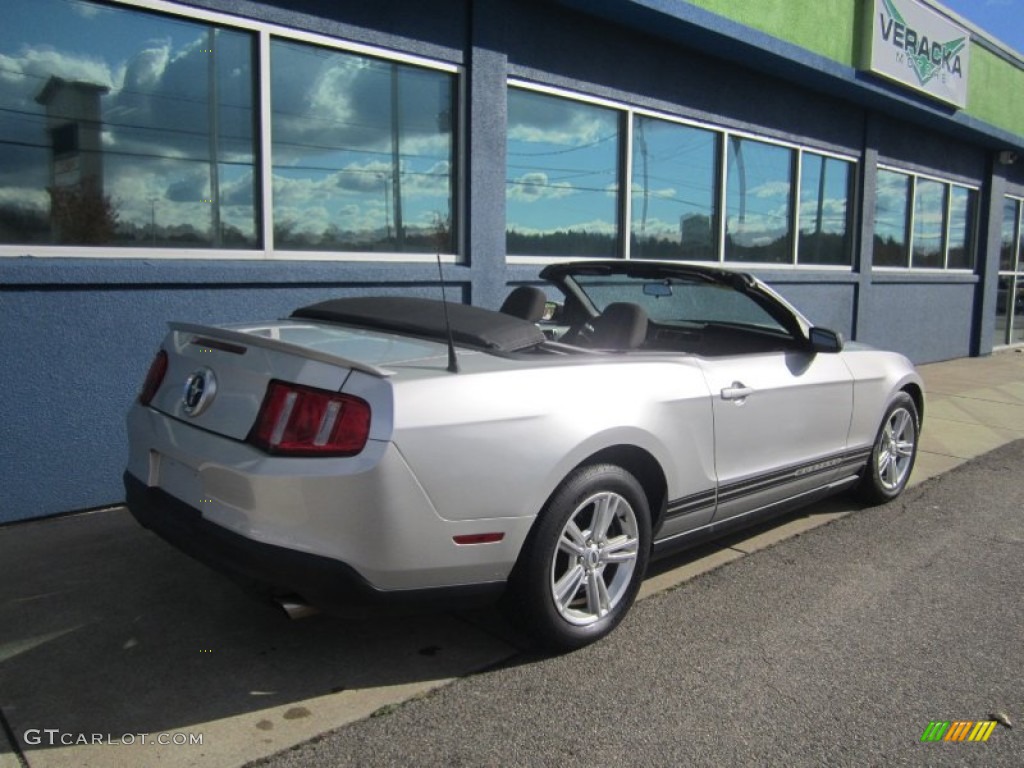 2010 Mustang V6 Premium Convertible - Sterling Grey Metallic / Charcoal Black photo #8