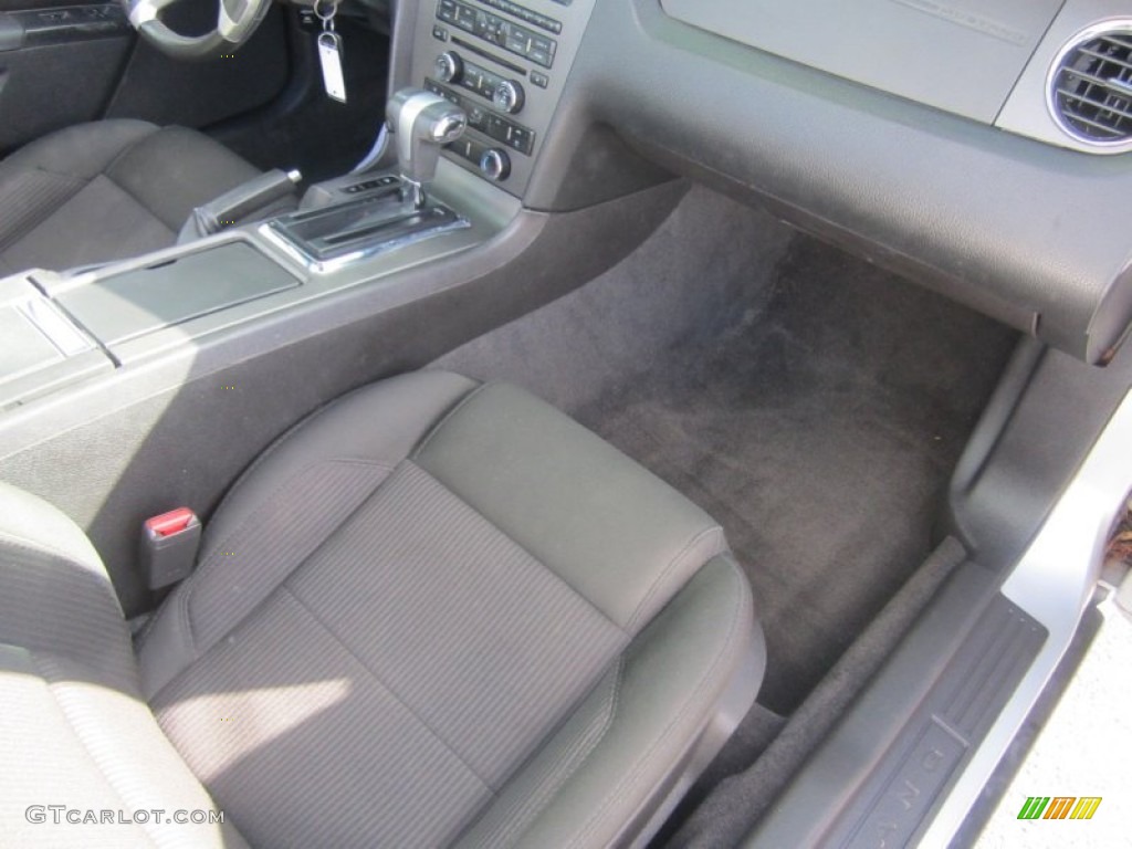 2010 Mustang V6 Premium Convertible - Sterling Grey Metallic / Charcoal Black photo #14