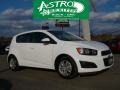 2013 Summit White Chevrolet Sonic LT Hatch  photo #1