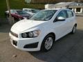 2013 Summit White Chevrolet Sonic LT Hatch  photo #3