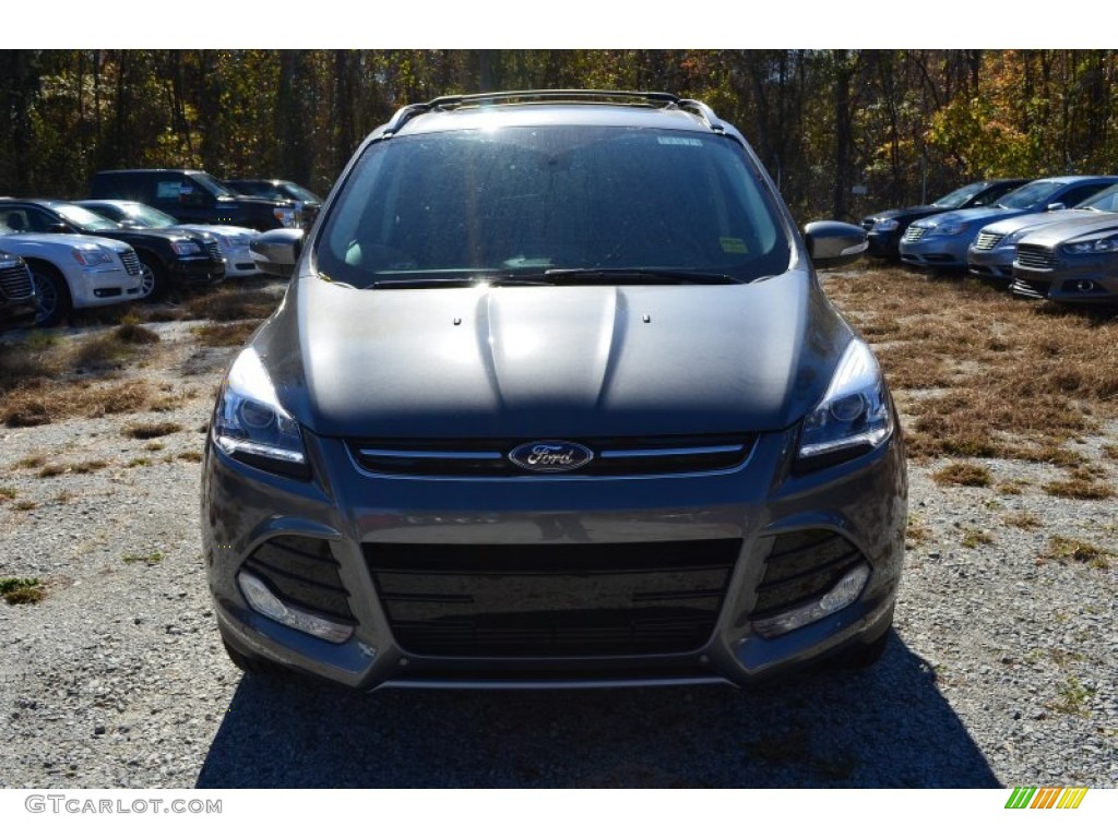 2014 Escape Titanium 2.0L EcoBoost - Sterling Gray / Charcoal Black photo #7