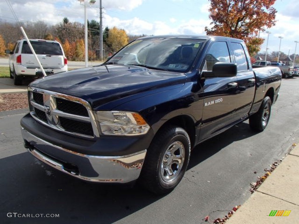 True Blue Pearl 2012 Dodge Ram 1500 ST Quad Cab 4x4 Exterior Photo #87727368