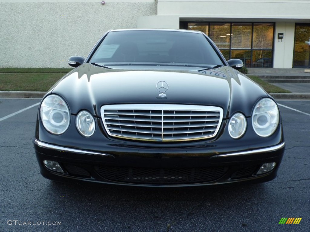 2003 E 500 Sedan - Black / Charcoal photo #16