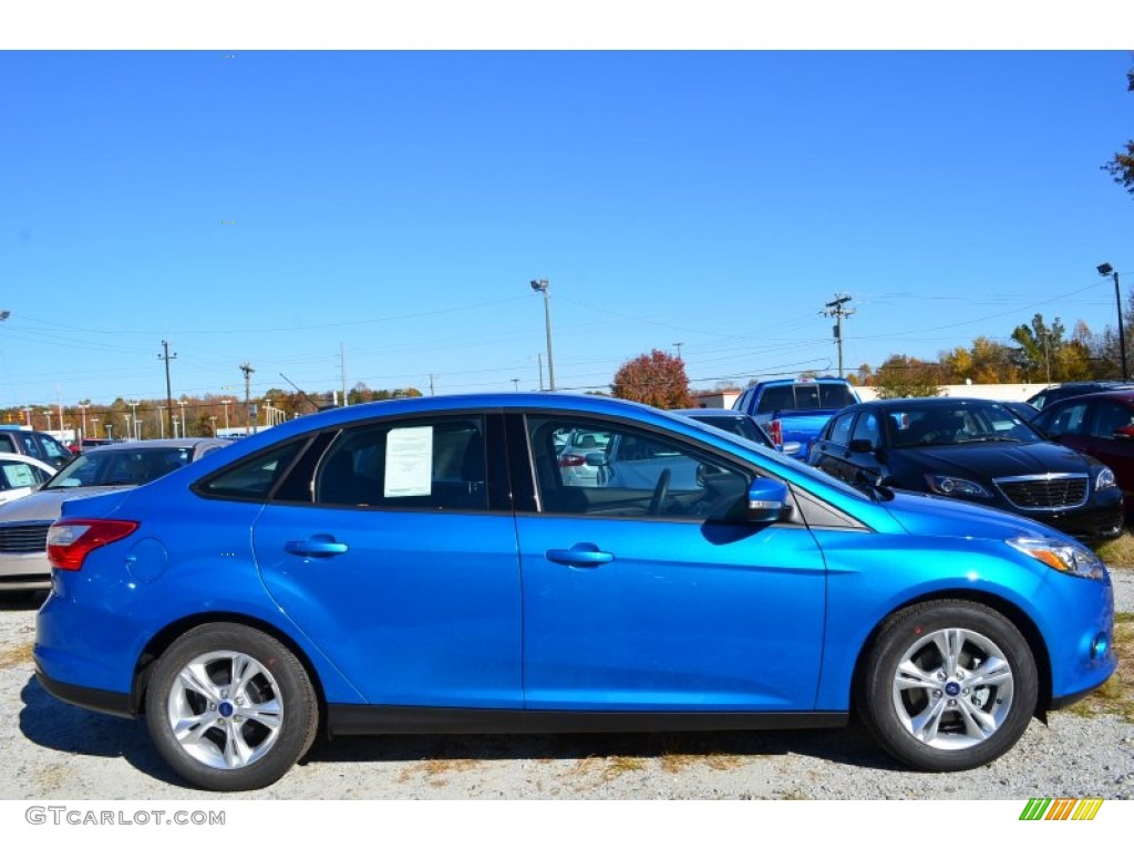 Blue Candy 2014 Ford Focus SE Sedan Exterior Photo #87728949