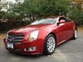 2011 Crystal Red Tintcoat Cadillac CTS 4 AWD Coupe  photo #1