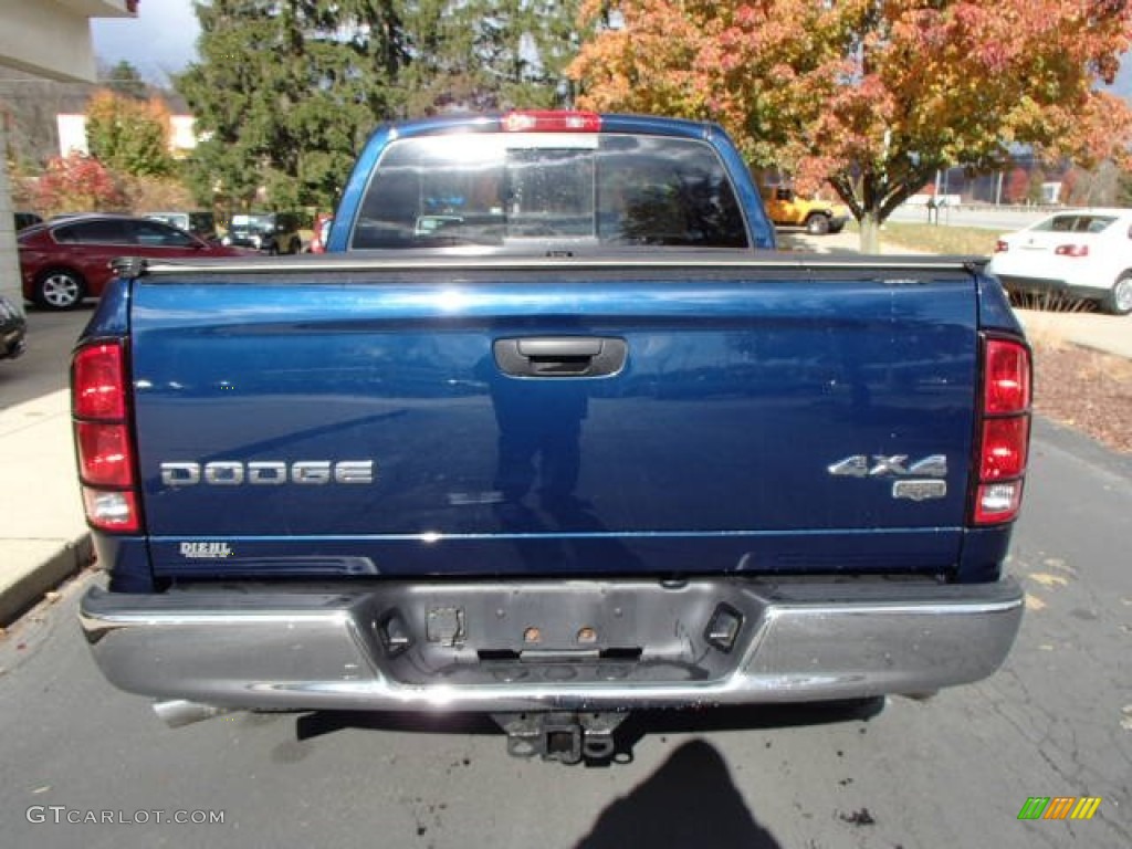 2003 Ram 1500 Laramie Regular Cab 4x4 - Patriot Blue Pearl / Taupe photo #7