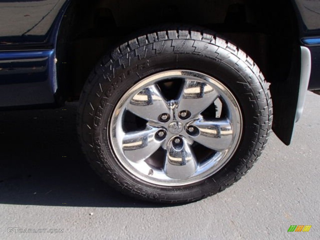 2003 Ram 1500 Laramie Regular Cab 4x4 - Patriot Blue Pearl / Taupe photo #9