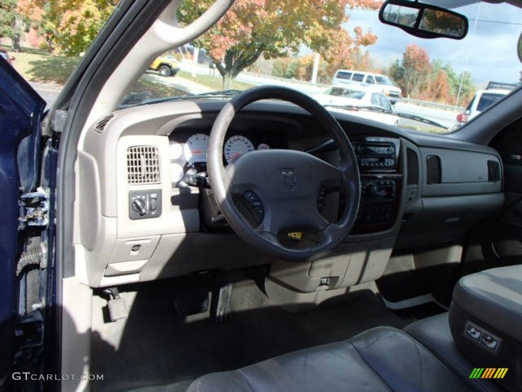 2003 Ram 1500 Laramie Regular Cab 4x4 - Patriot Blue Pearl / Taupe photo #11