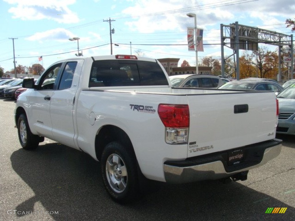 2012 Tundra TRD Double Cab 4x4 - Super White / Black photo #4