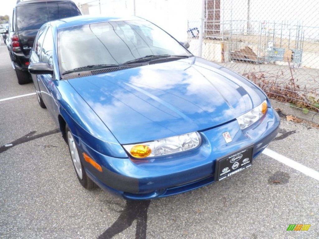 2002 S Series SL2 Sedan - Blue / Black photo #1