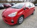 Absolutely Red - Prius c Hybrid Two Photo No. 7