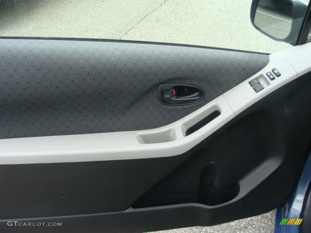2010 Yaris 3 Door Liftback - Bayou Blue Pearl / Dark Charcoal photo #6