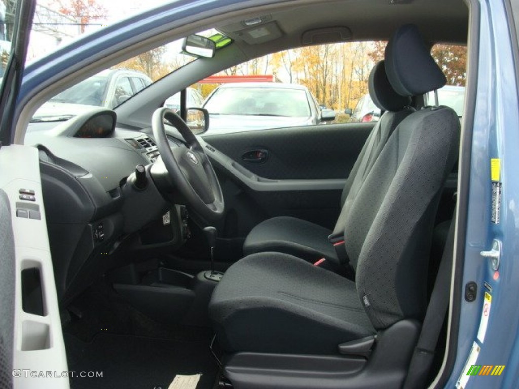 2010 Yaris 3 Door Liftback - Bayou Blue Pearl / Dark Charcoal photo #7