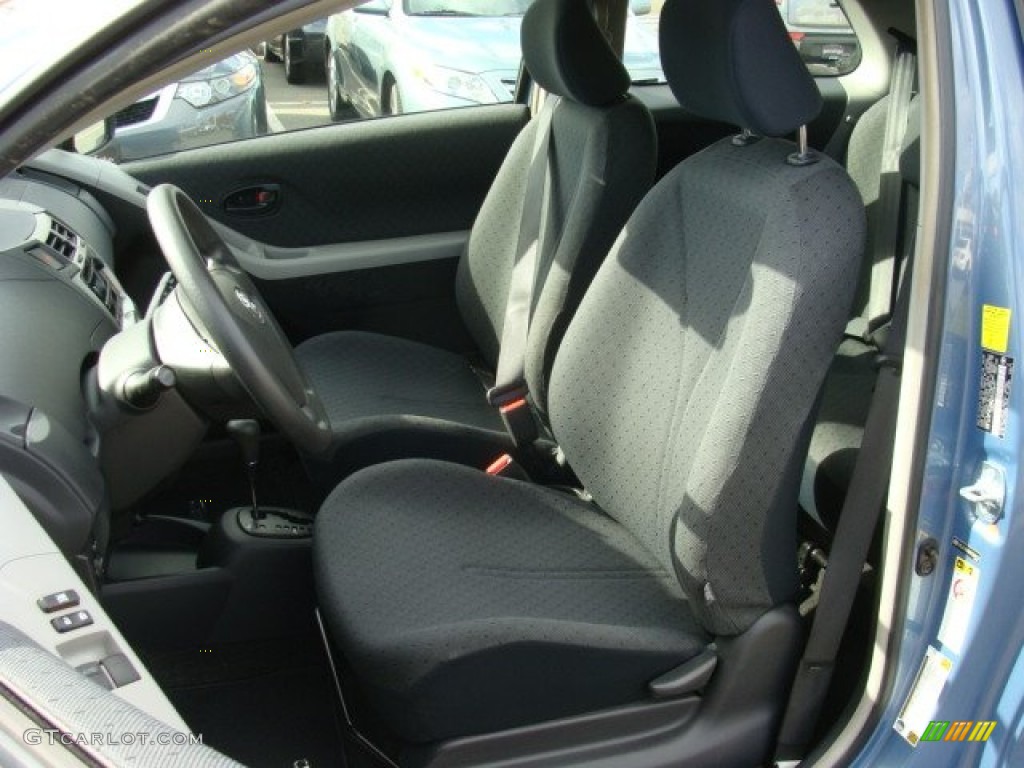 2010 Yaris 3 Door Liftback - Bayou Blue Pearl / Dark Charcoal photo #8