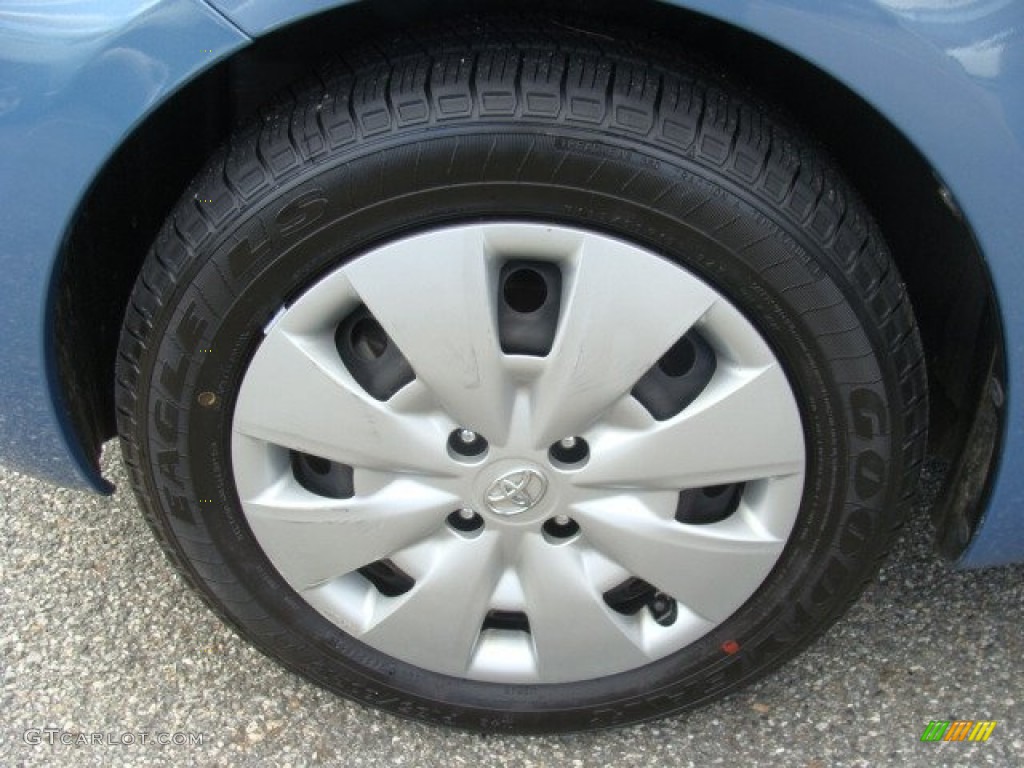 2010 Yaris 3 Door Liftback - Bayou Blue Pearl / Dark Charcoal photo #13