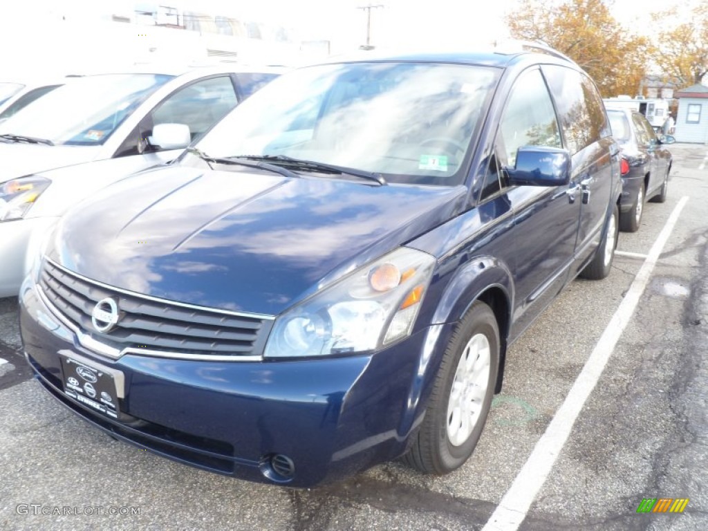 2007 Quest 3.5 SL - Majestic Blue Metallic / Beige photo #3