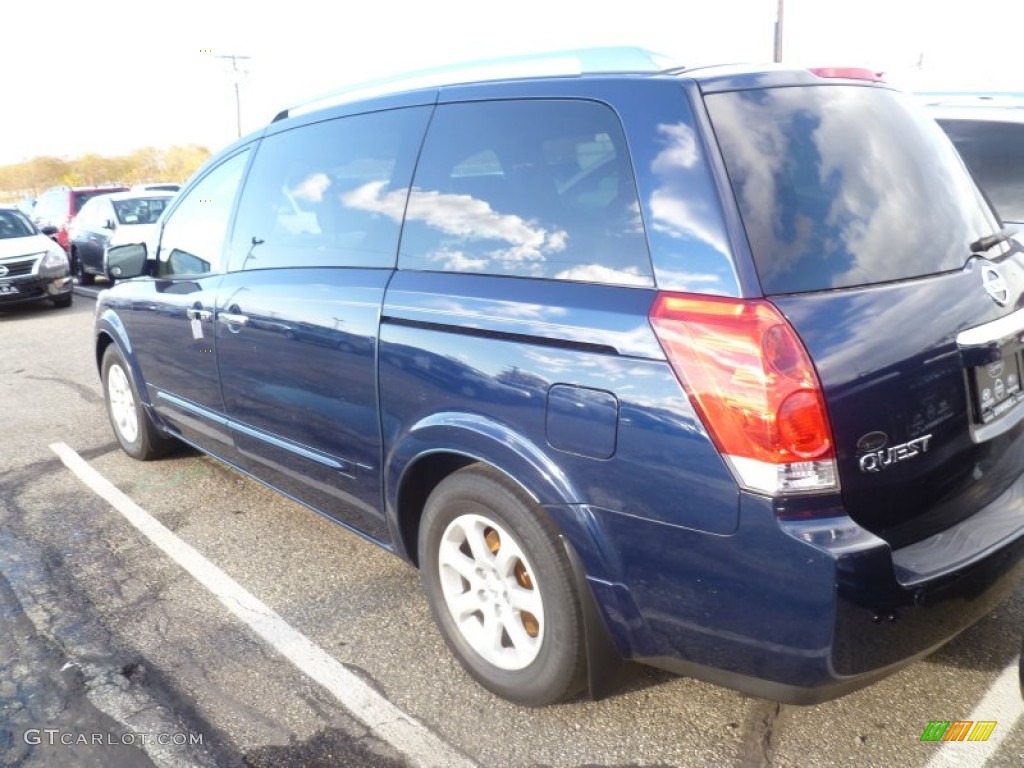 2007 Quest 3.5 SL - Majestic Blue Metallic / Beige photo #4