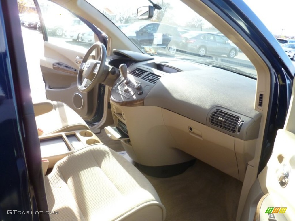 2007 Quest 3.5 SL - Majestic Blue Metallic / Beige photo #7