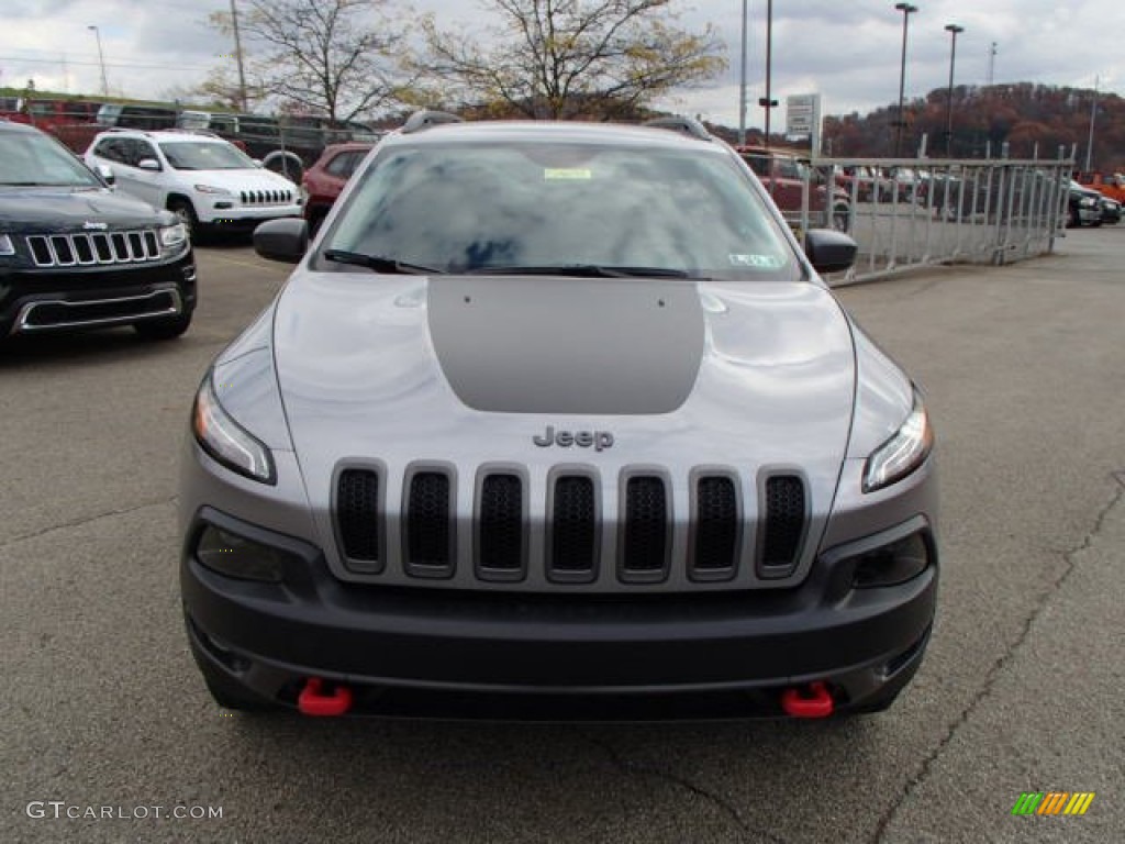 Billet Silver Metallic 2014 Jeep Cherokee Trailhawk 4x4 Exterior Photo #87731646