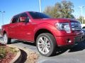 2013 Ruby Red Metallic Ford F150 Limited SuperCrew 4x4  photo #4