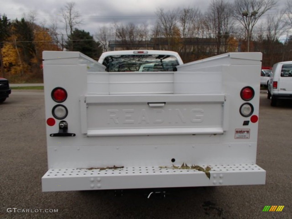 2014 F250 Super Duty XL SuperCab 4x4 Utility Truck - Oxford White / Steel photo #7