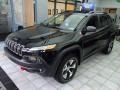 Brilliant Black Crystal Pearl 2014 Jeep Cherokee Trailhawk 4x4 Exterior