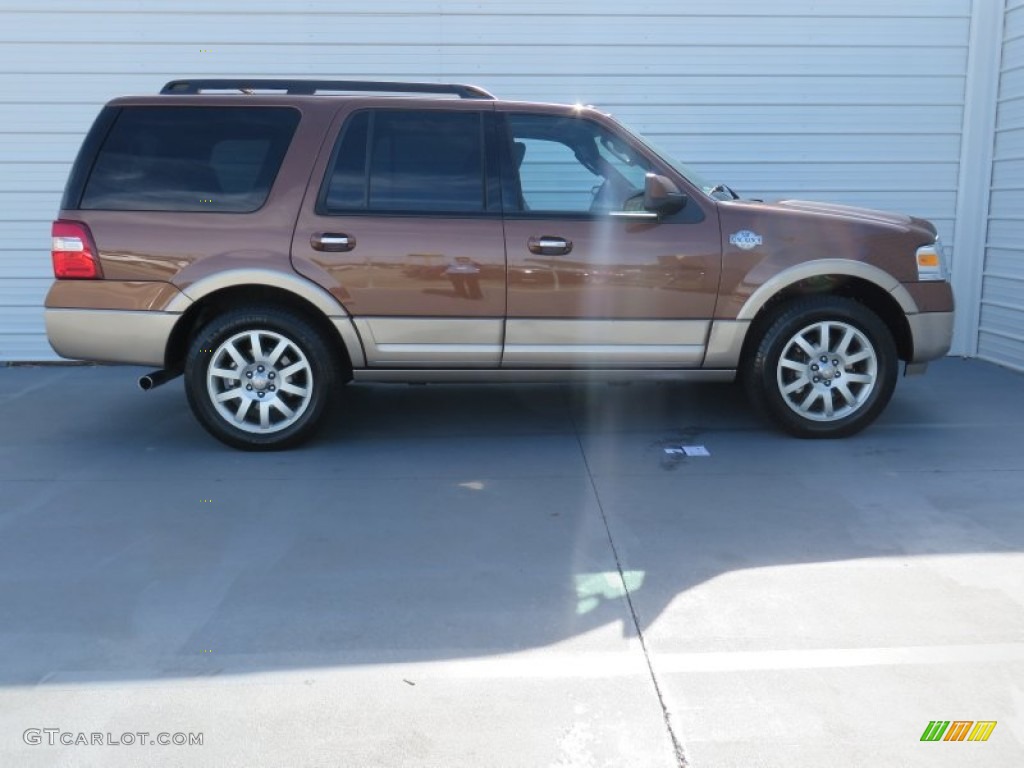 2011 Expedition King Ranch - Golden Bronze Metallic / Chaparral Leather photo #3