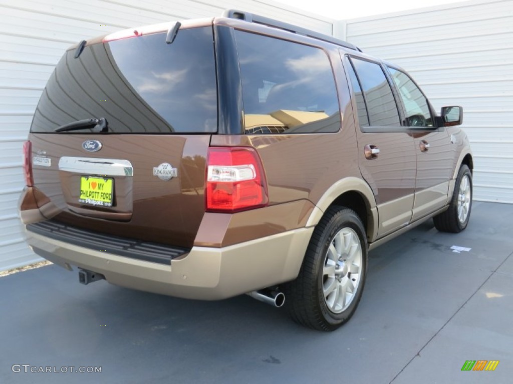 2011 Expedition King Ranch - Golden Bronze Metallic / Chaparral Leather photo #4