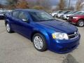 Blue Streak Pearl 2014 Dodge Avenger SE Exterior