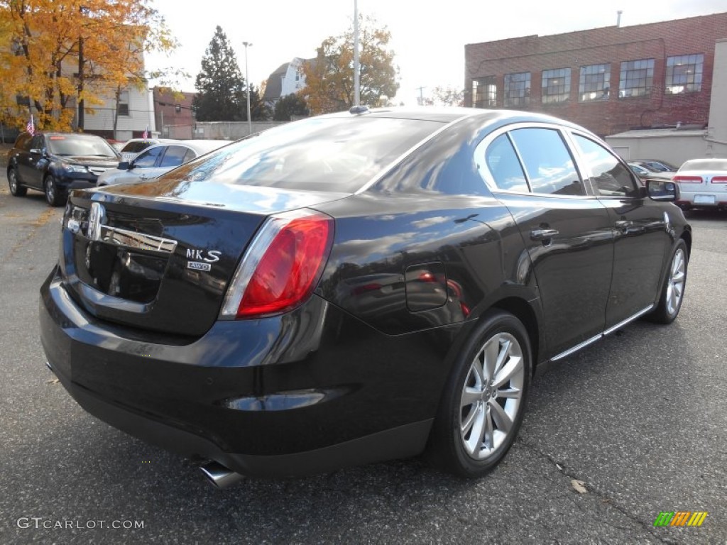 2011 MKS AWD - Black / Charcoal Black photo #4