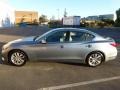 Hagane Blue 2014 Infiniti Q 50 Hybrid Premium Exterior