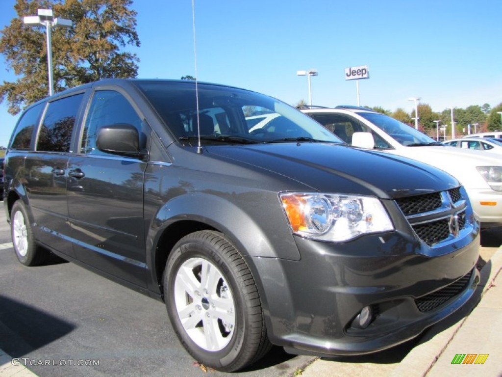 True Blue Pearl 2012 Dodge Grand Caravan Crew Exterior Photo #87735450