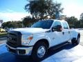 2014 Oxford White Ford F350 Super Duty XL Crew Cab Dually  photo #1