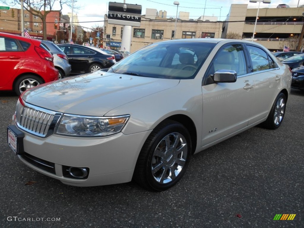 2008 MKZ AWD Sedan - Light Sage Metallic / Sand photo #7