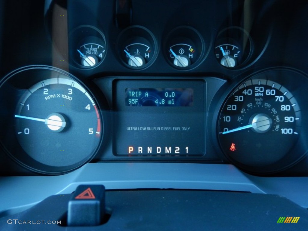 2014 F350 Super Duty XL Crew Cab Dually - Oxford White / Steel photo #9