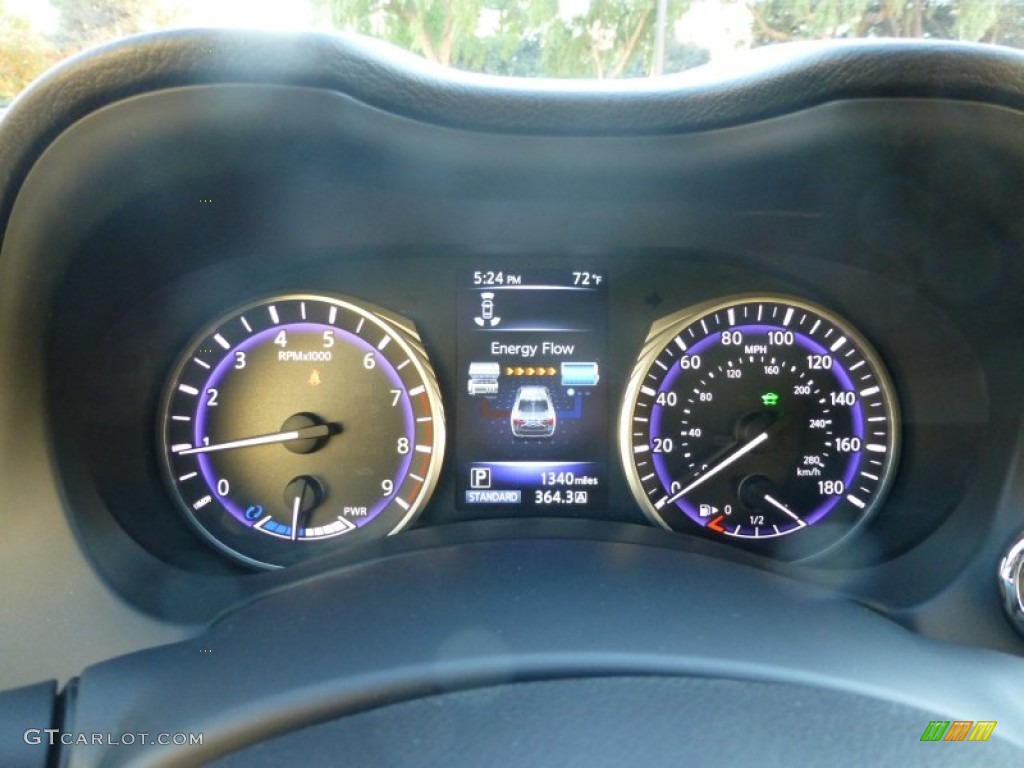 2014 Infiniti Q 50 Hybrid Premium Gauges Photo #87735783
