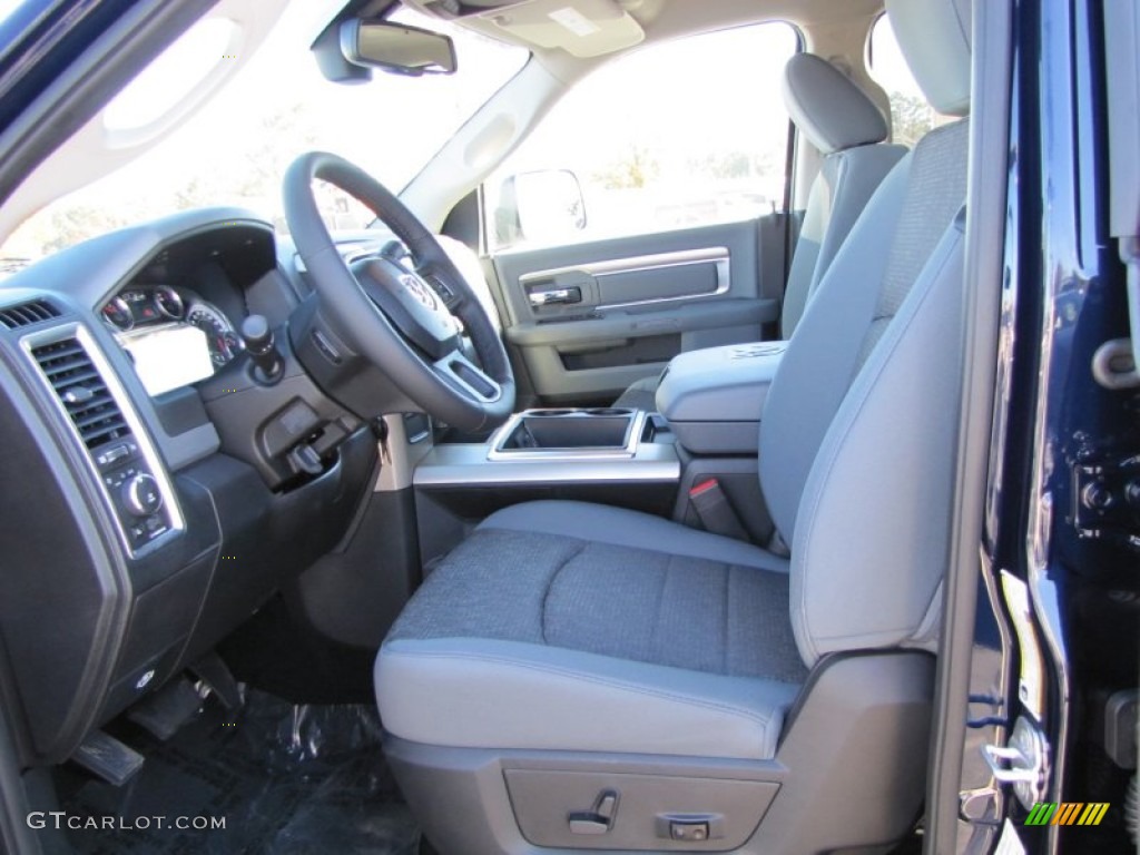 2014 2500 Big Horn Crew Cab 4x4 - True Blue Pearl Coat / Black/Diesel Gray photo #7