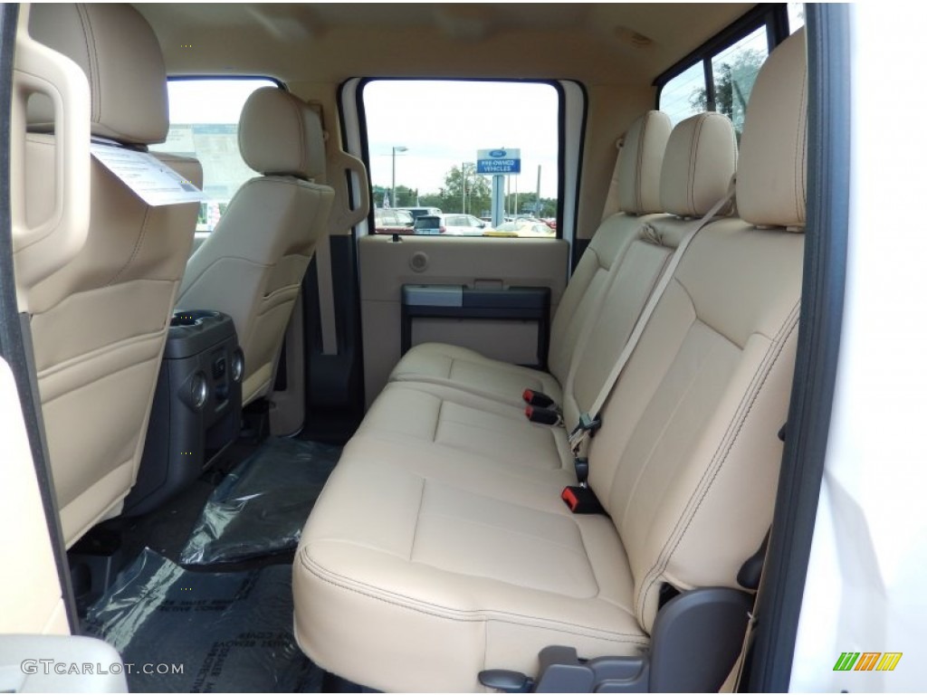 2014 Ford F250 Super Duty Lariat Crew Cab 4x4 Rear Seat Photo #87736026