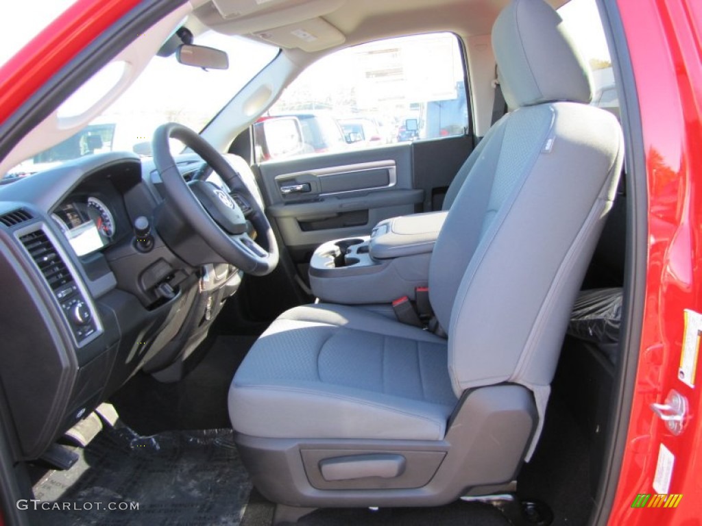 2014 1500 Express Regular Cab - Flame Red / Black/Diesel Gray photo #6