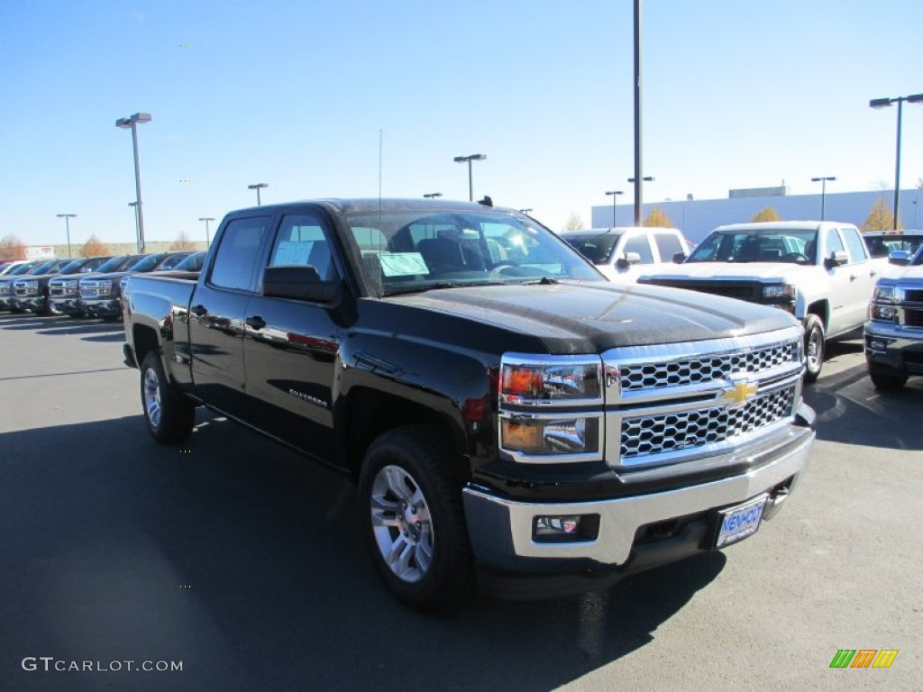 2014 Silverado 1500 LT Crew Cab 4x4 - Black / Jet Black photo #1